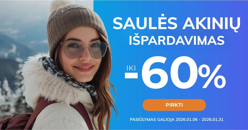 Saulės akiniai iki 60