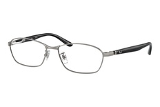 rayban, RB 6502D, vyrams, stačiakampis, metalas