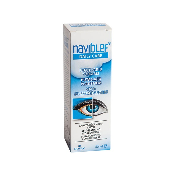Naviblef daily care, putos akių vokams