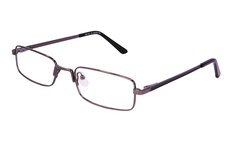 your line, DM 1181, half-rim, kvadratas, metalas