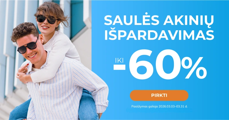 Saulės akiniai -60