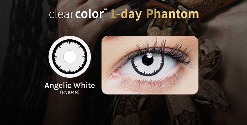 Clearcolor Phantom 1Day Angelic White FN104N (2p)