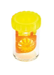 Vertikalus kontaktinių lęšių dėkliukas - oranžinis/geltonas