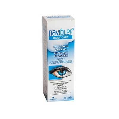 Naviblef daily care, putos akių vokams