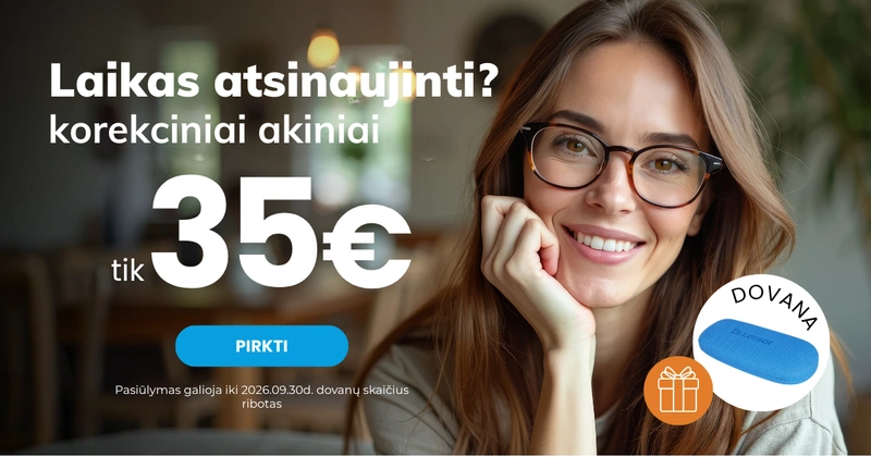 Korekciniai akiniai+dovana